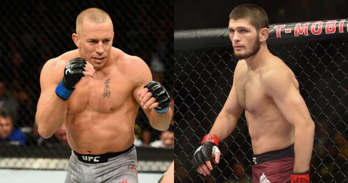 Dana White offered Khabib Nurmagomedov a fight with Georges St-Pierre