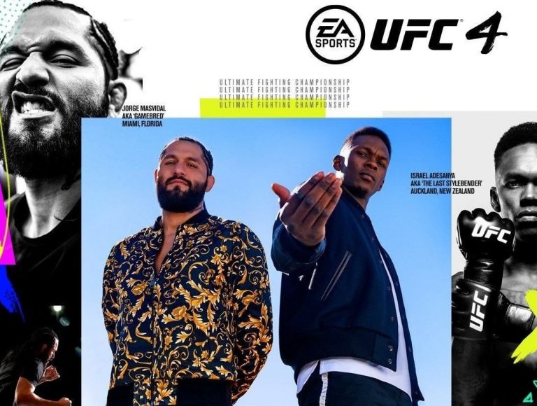 Масвидаль и Адесанья на обложке новой игры UFC 4