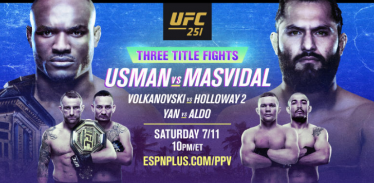 Результаты турнира UFC 251: Усман – Масвидаль, Волкановски — Холлоуэй 2, Ян — Альдо