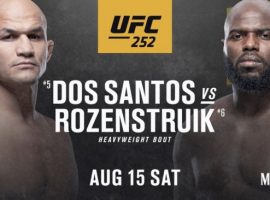 Джуниор Дос Сантос — Жаирзиньо Розенструйк. Постер UFC 252