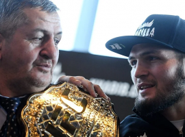 Абдулманап Нурмагомедов с сыном