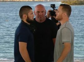 Хабиб - Гейджи: битва взглядов на пресс-конференции перед UFC 254