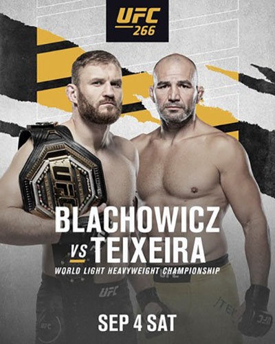 UFC 266: Блахович против Тейшейры