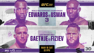 Результаты турнира UFC 286: Эдвардс – Усман 3