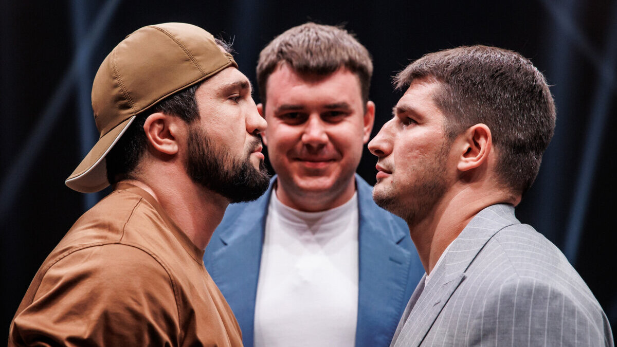 Алексей Папин и Сослан Асбаров перед боем на турнире “Однажды в ринге”