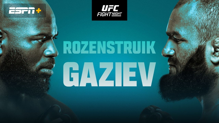 Шамиль Газиев и Жаирзиньо Розенстрайк перед боем на турнире UFC Fight Night 238