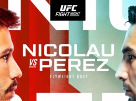 Где и когда смотреть турнир UFC Fight Night: Николау vs. Перес