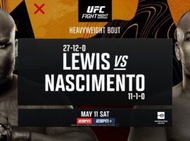 Где и когда смотреть прямую трансляцию турнира UFC Fight Night: Льюис – Насименто