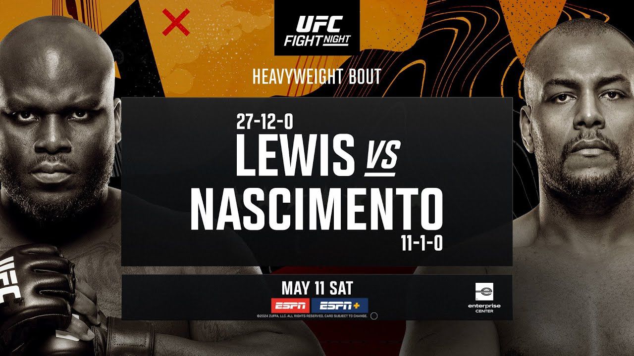 Где и когда смотреть прямую трансляцию турнира UFC Fight Night: Льюис –  Насименто | 7 Май, 17:47